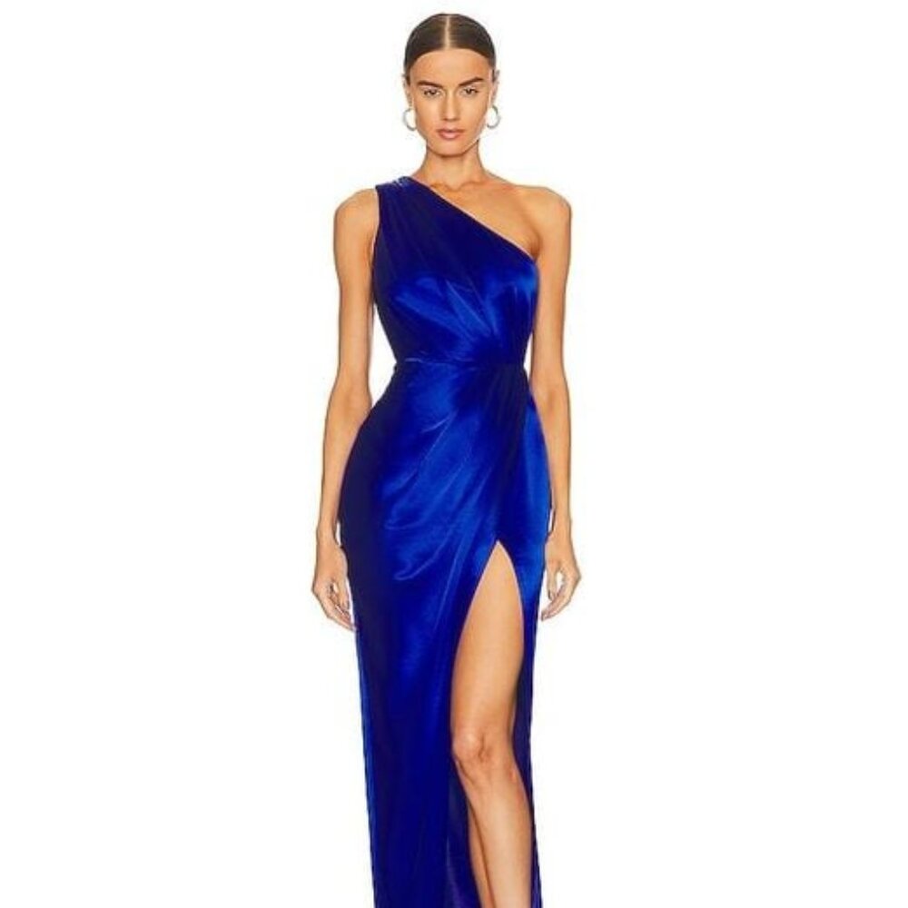 SAU LEE Women's Blue Preston Dress